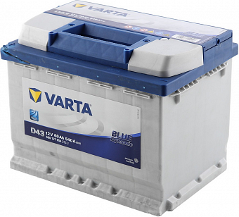 VARTA Blue Dynamic 40 А/ч обратная R+ EN330A A13 Азия