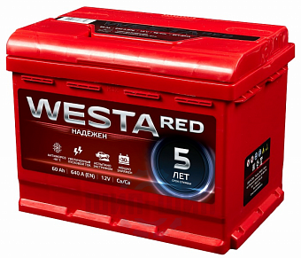 Westa Red 60 А/ч прямая EN640A