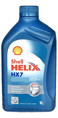 Масло SHELL Helix HX7 10W40 п/с 1л 550051574