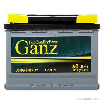 GANZ 60 А/ч прямая EN540A 