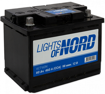 Lights of Nord 60 А/ч прямая 460A CCA