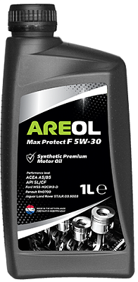 Масло Areol max protect F 5W30 син. 1л 5W30AR015