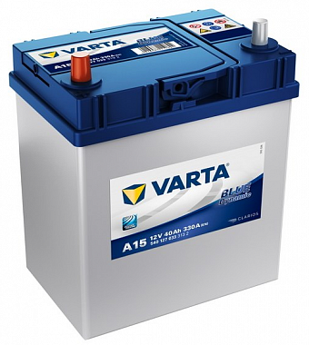 VARTA Blue Dynamic 40 А/ч прямая EN330A A15 Азия