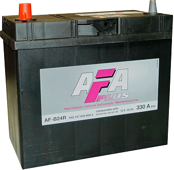 AFA Plus 45 А/ч прямая EN330A Азия