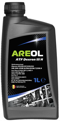 Масло Areol ATF dextron III 1л AR079