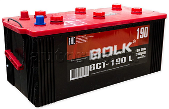 BOLK Standart 190 А/ч L+ EN1200A прямая