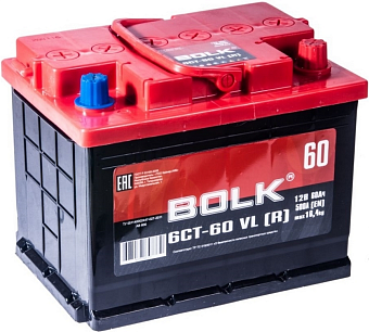BOLK Standart 60 А/ч обратная EN500A